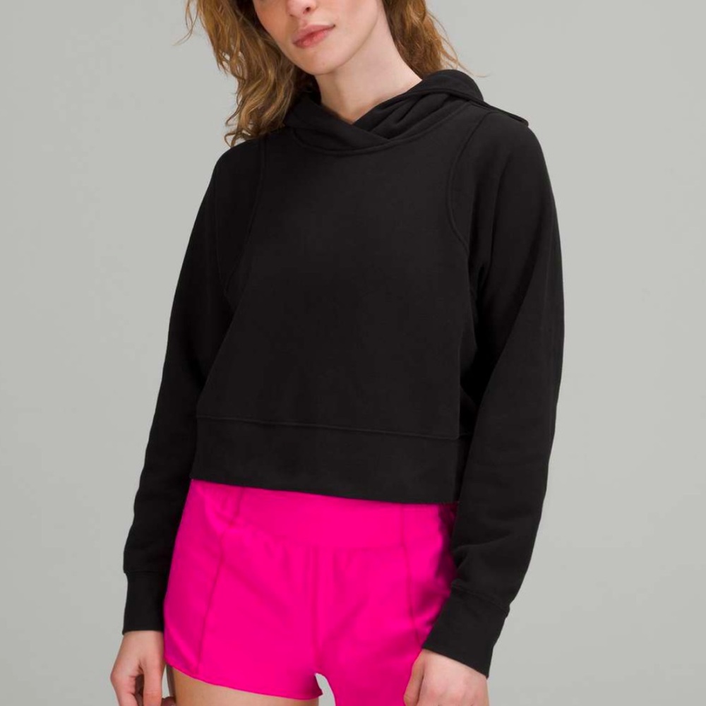 Lululemon loungeful cropped hoodie size 2